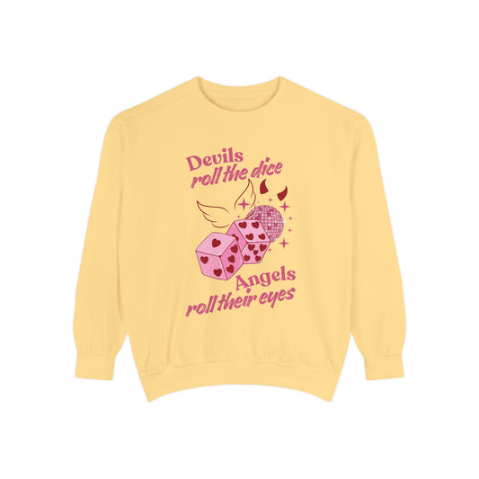Lucky Dice Heart Sweatshirt