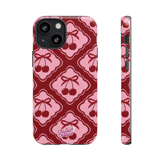 Cherry Bow Tough Phone Case