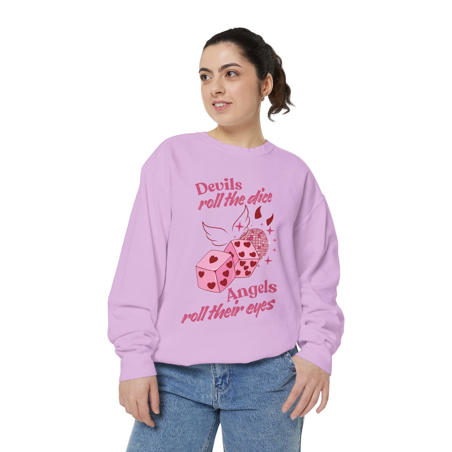 Lucky Dice Heart Sweatshirt