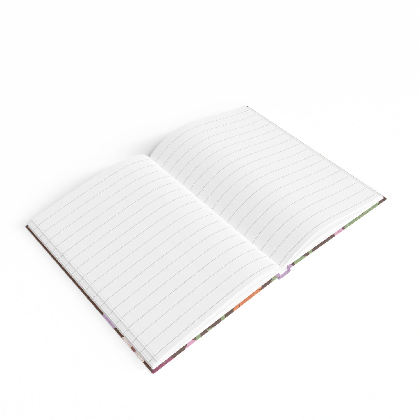 Eras Piano Flowers Hardcover Lined Notebook