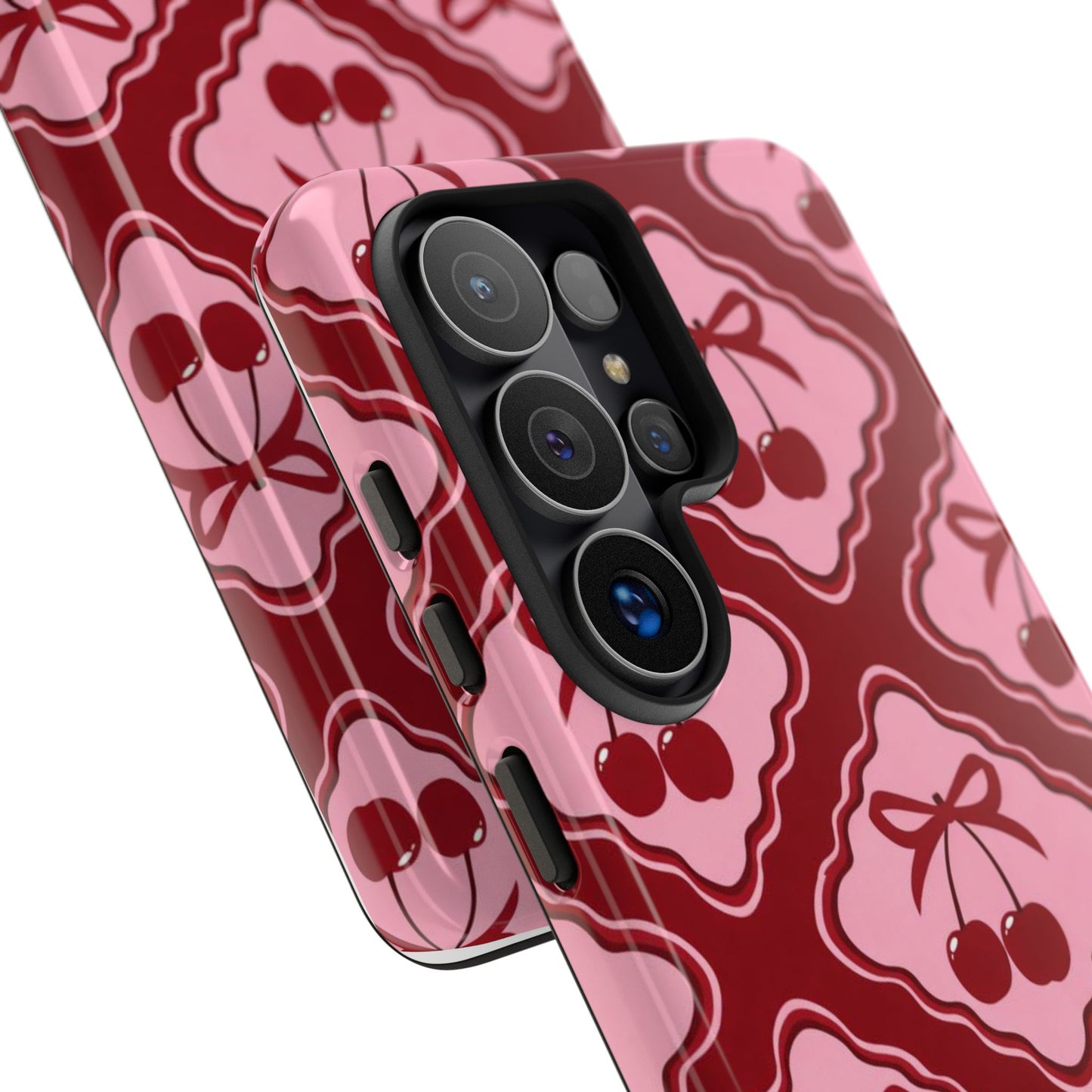Cherry Bow Tough Phone Case