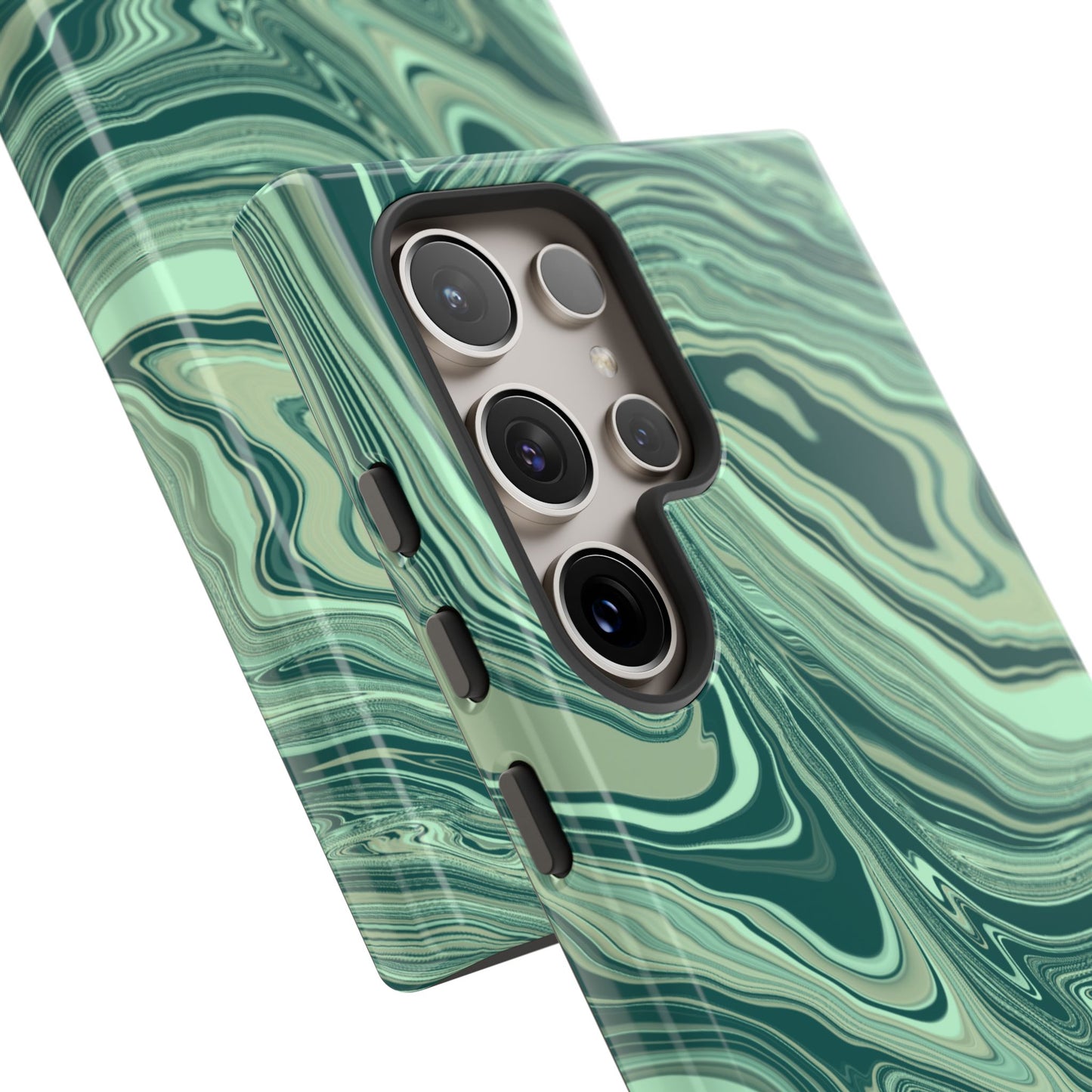 Emerald Waves Tough Phone Case