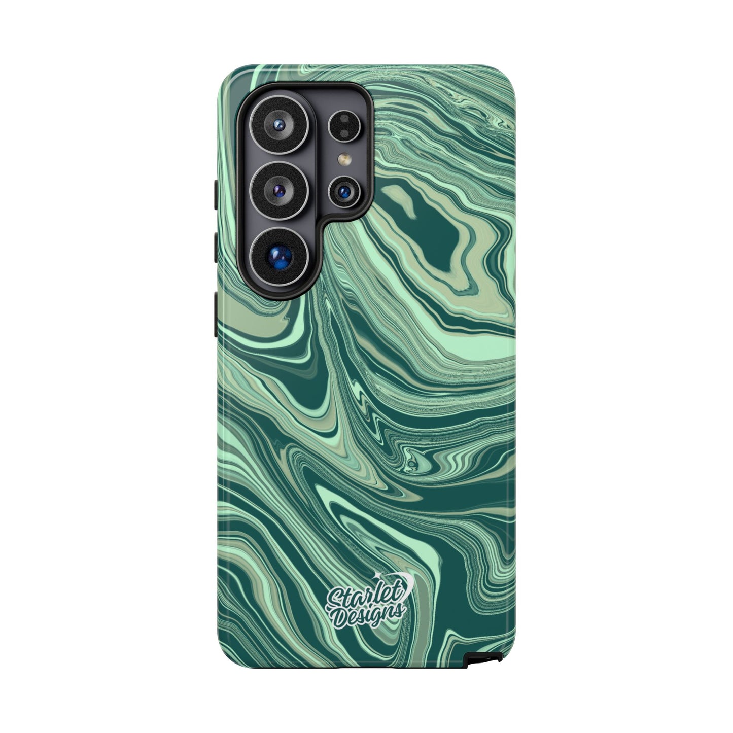 Emerald Waves Tough Phone Case