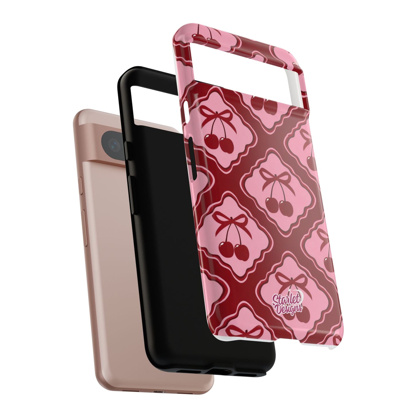 Cherry Bow Tough Phone Case