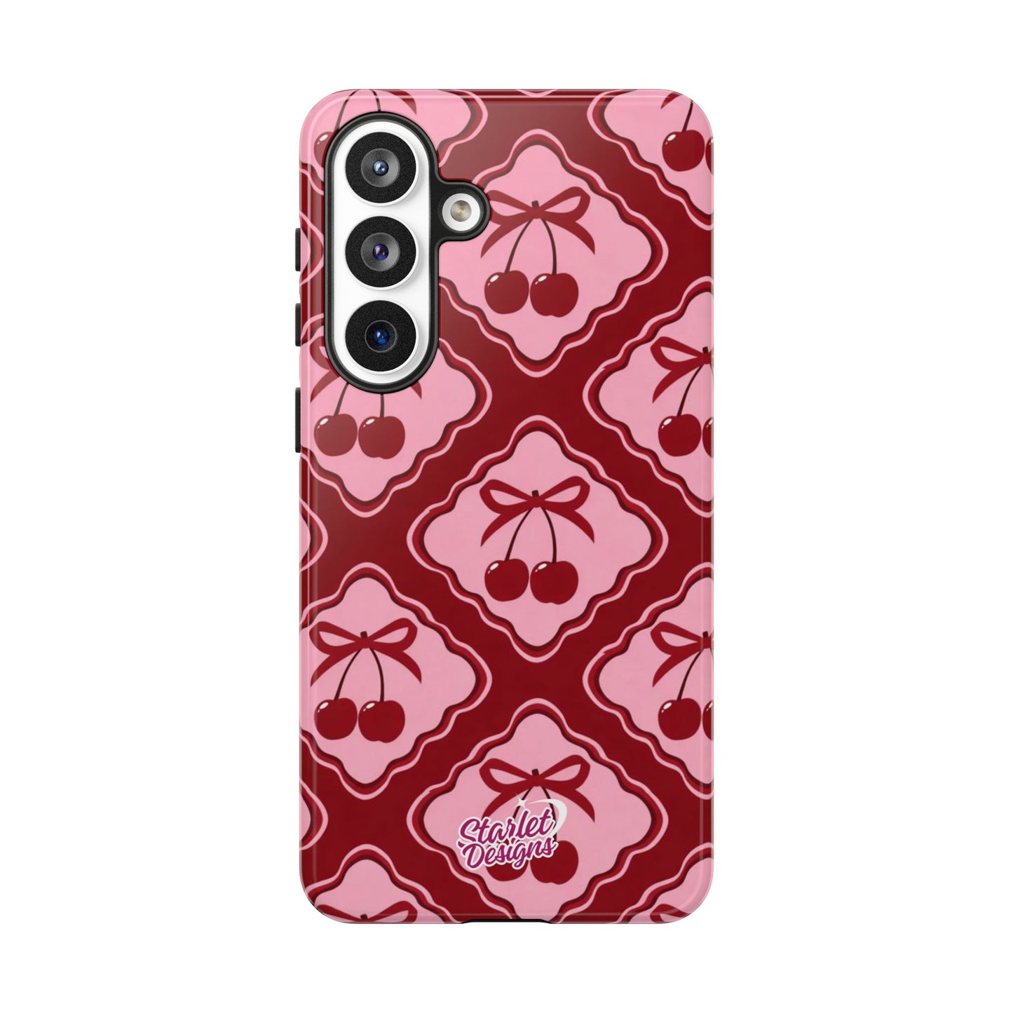 Cherry Bow Tough Phone Case