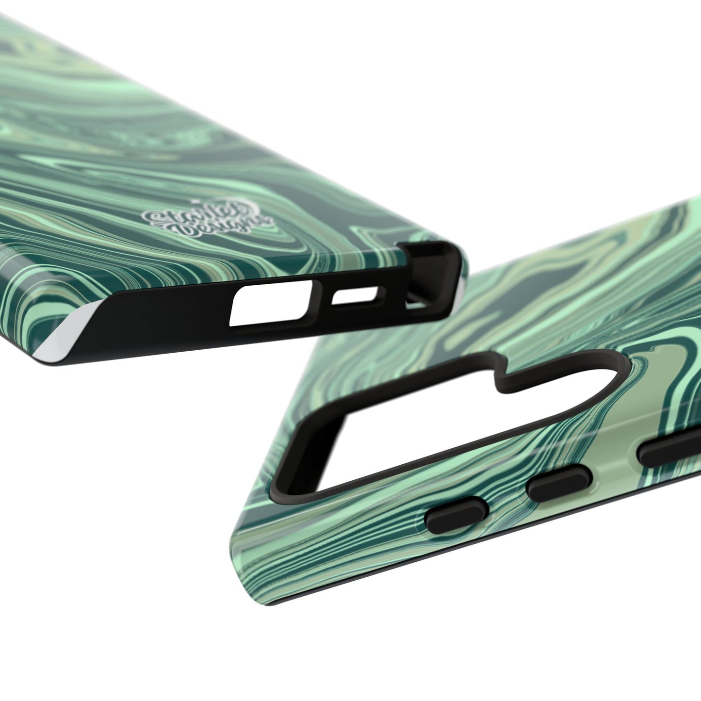 Emerald Waves Tough Phone Case