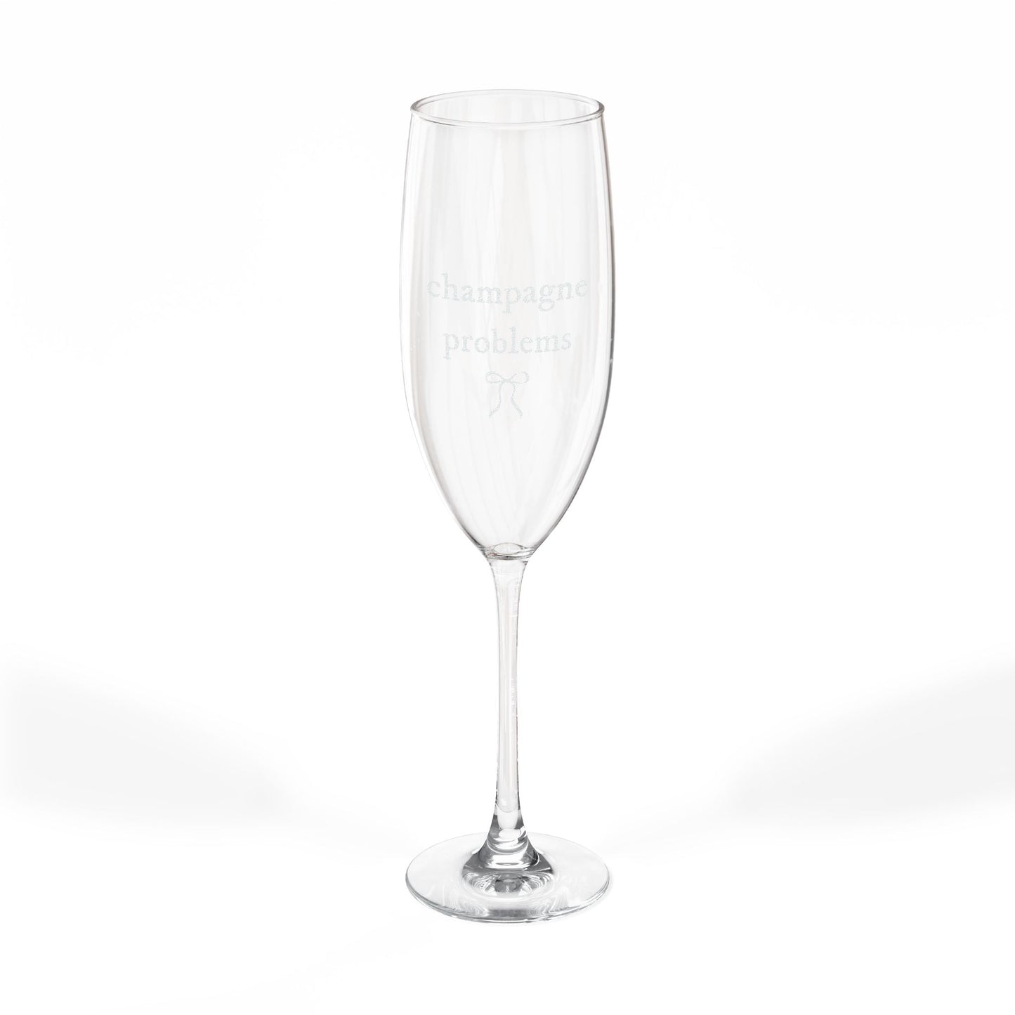 Engraved Champagne Flute