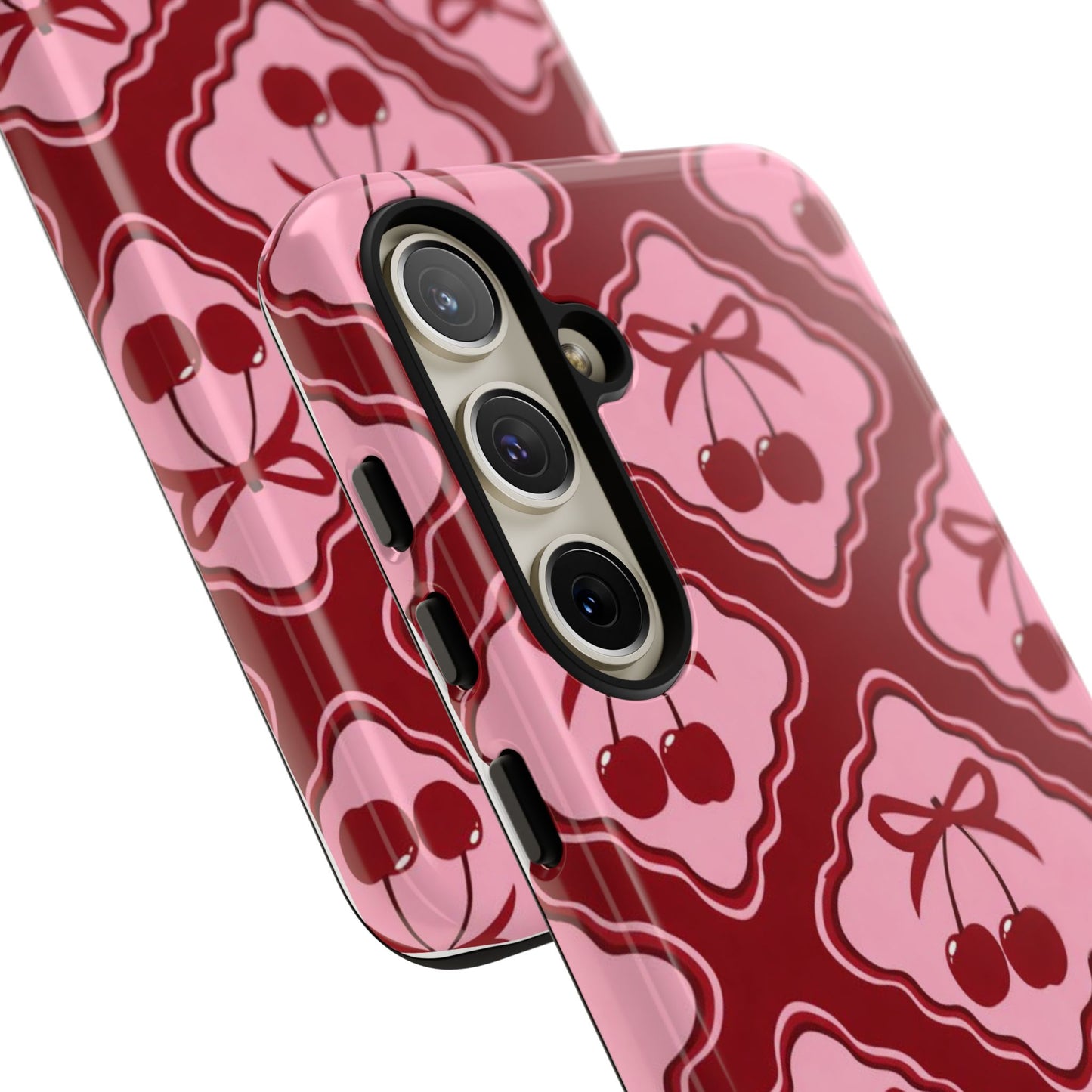 Cherry Bow Tough Phone Case