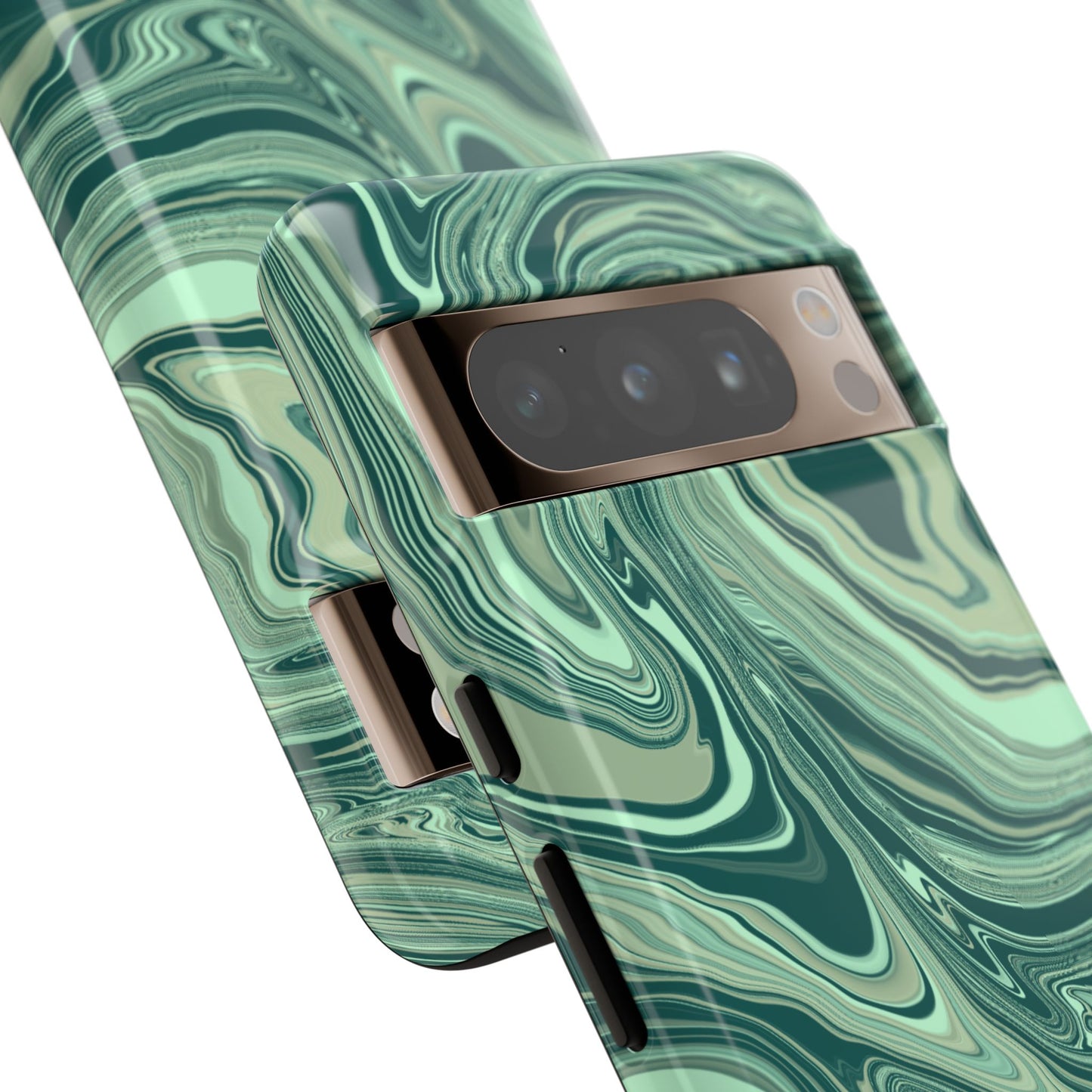 Emerald Waves Tough Phone Case
