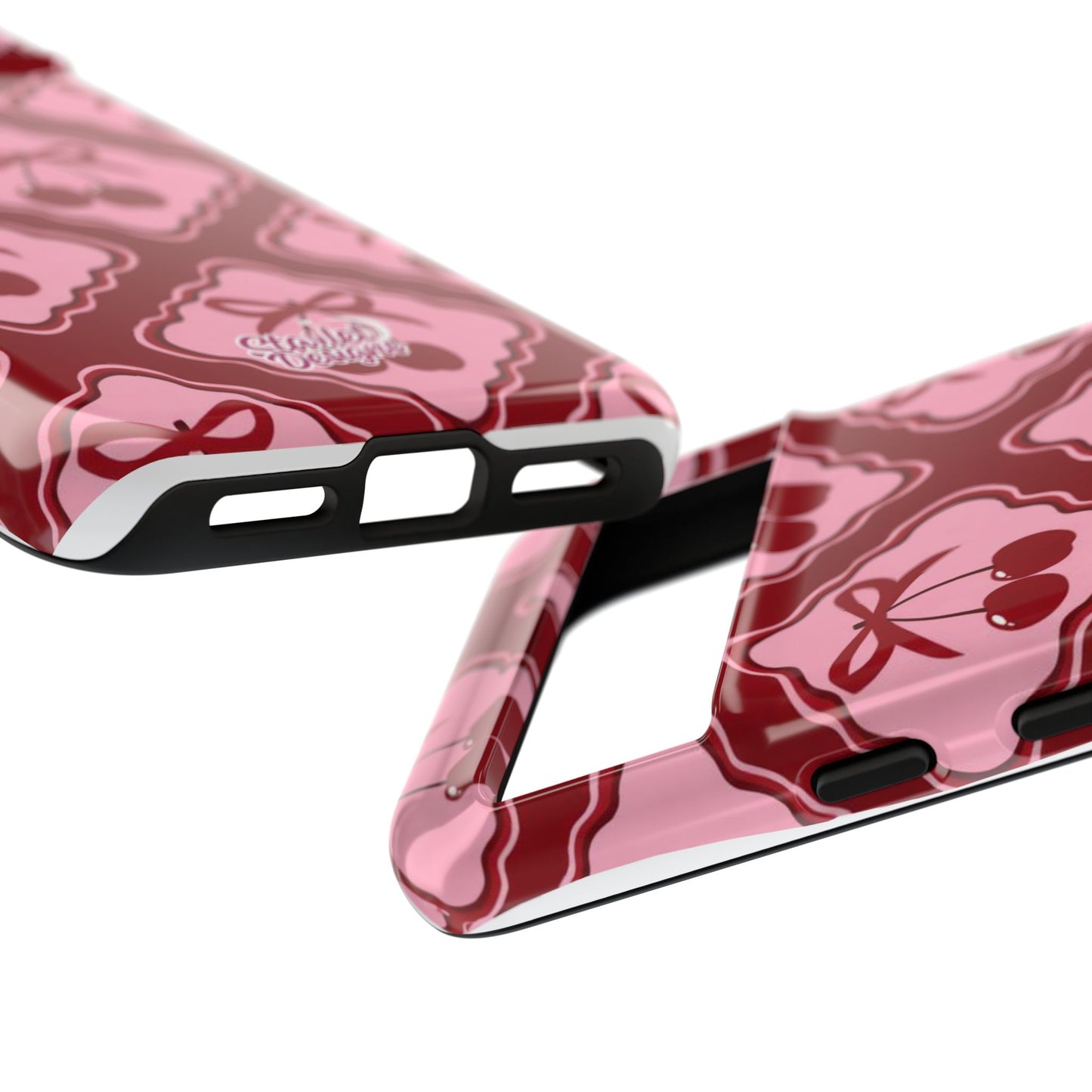 Cherry Bow Tough Phone Case