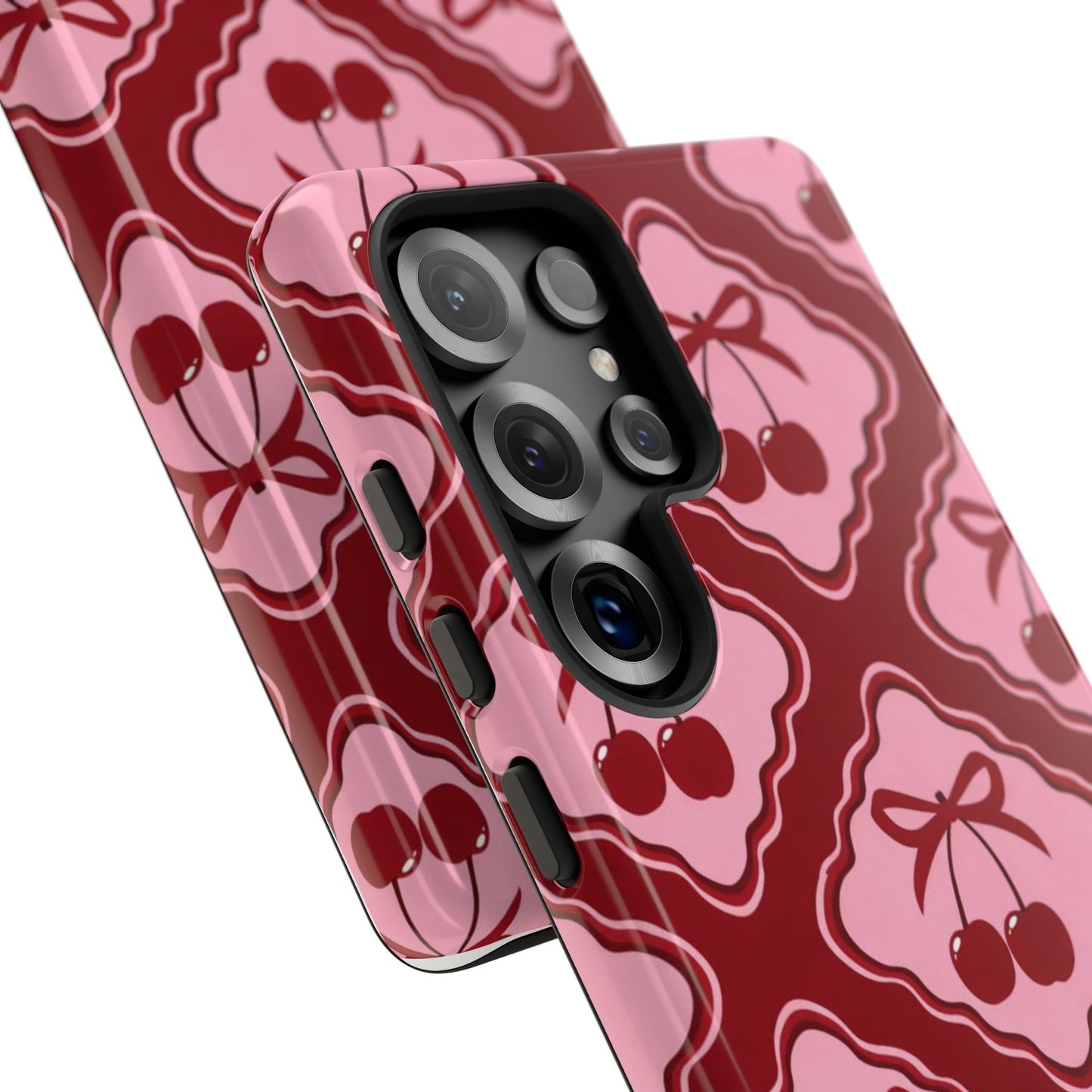 Cherry Bow Tough Phone Case