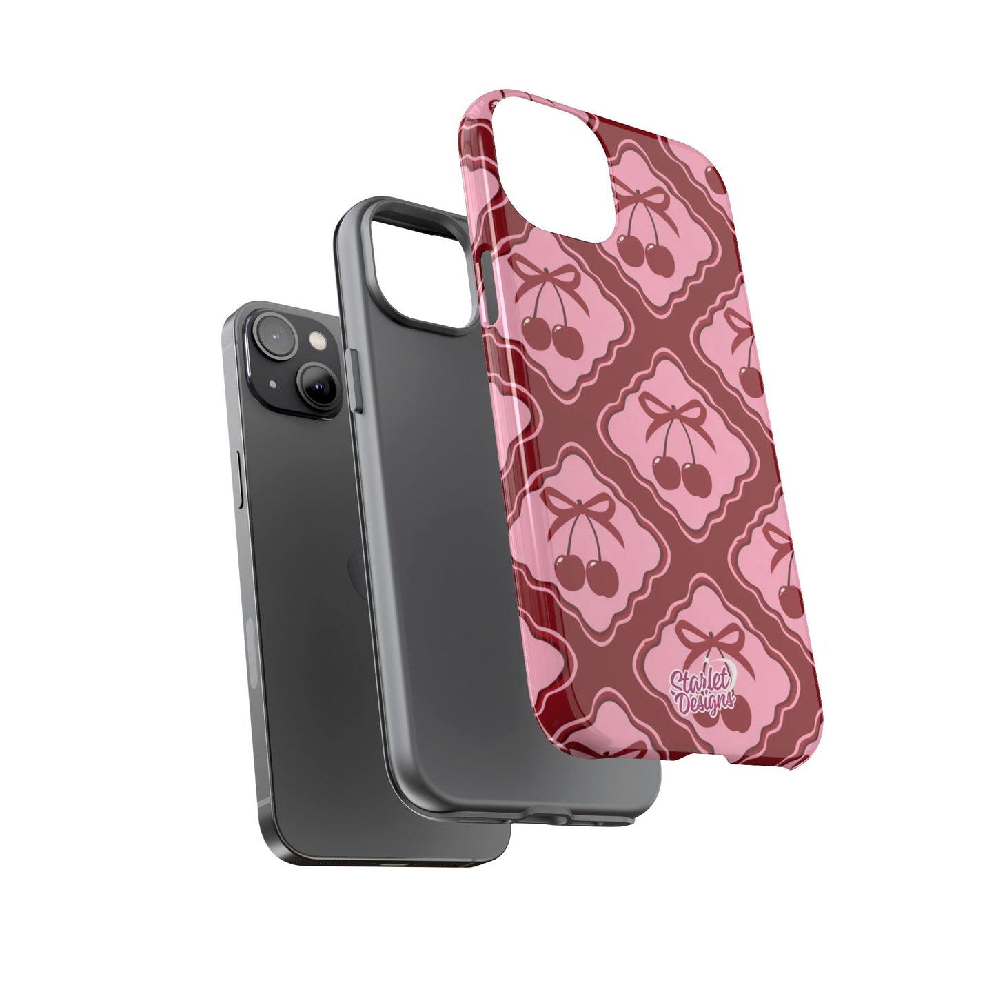 Cherry Bow Tough Phone Case
