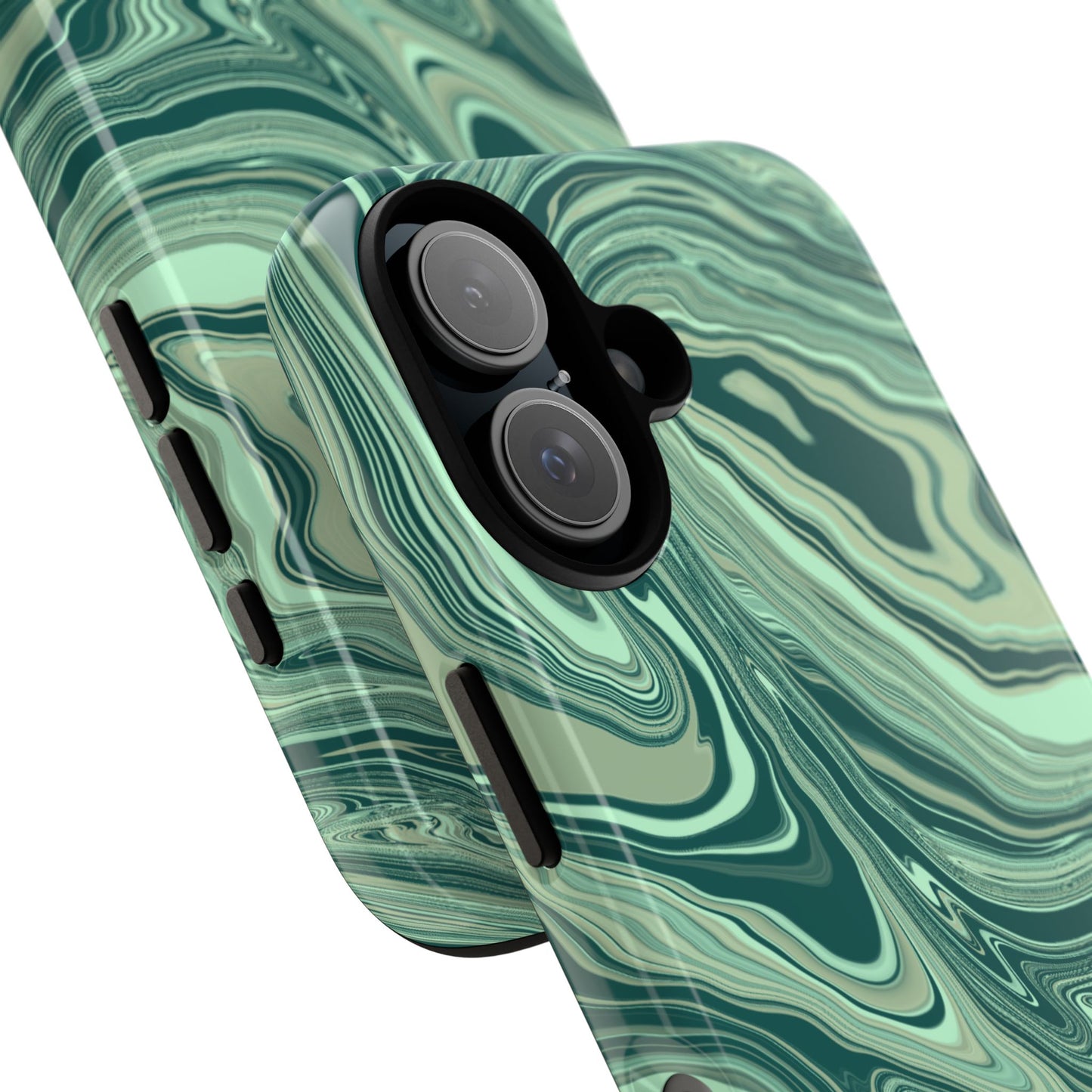 Emerald Waves Tough Phone Case