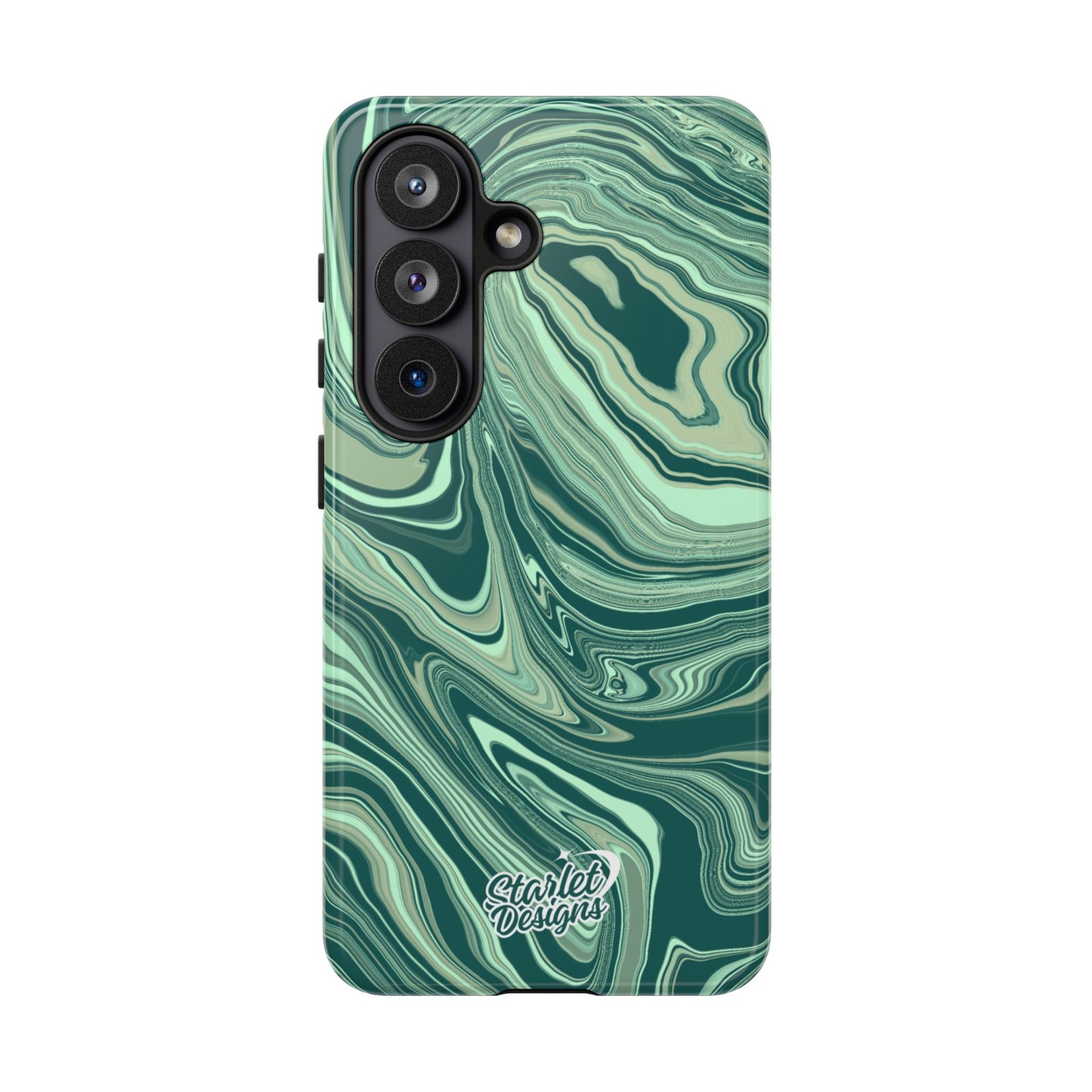 Emerald Waves Tough Phone Case