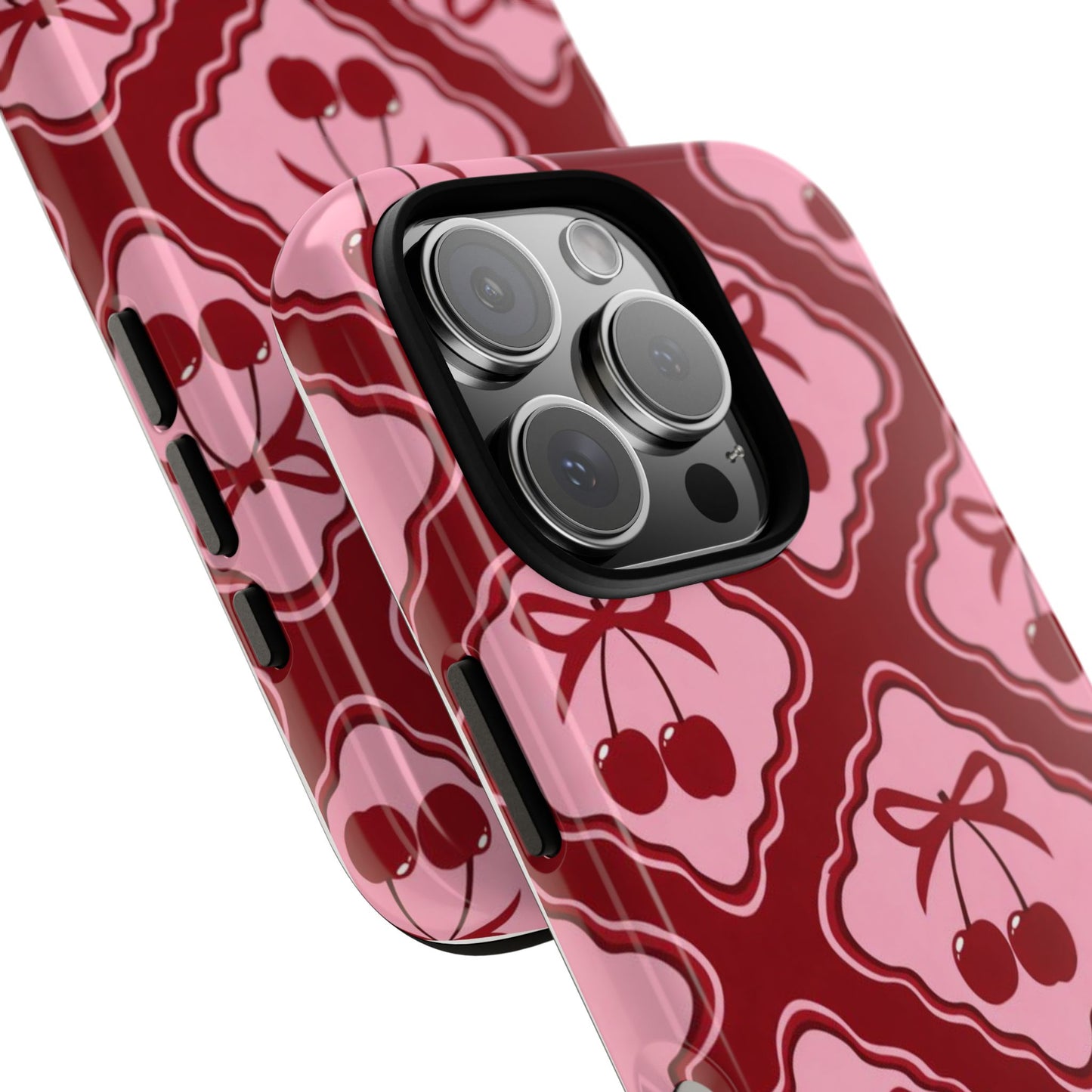 Cherry Bow Tough Phone Case