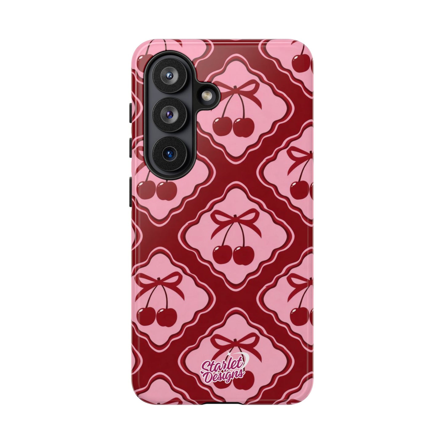Cherry Bow Tough Phone Case