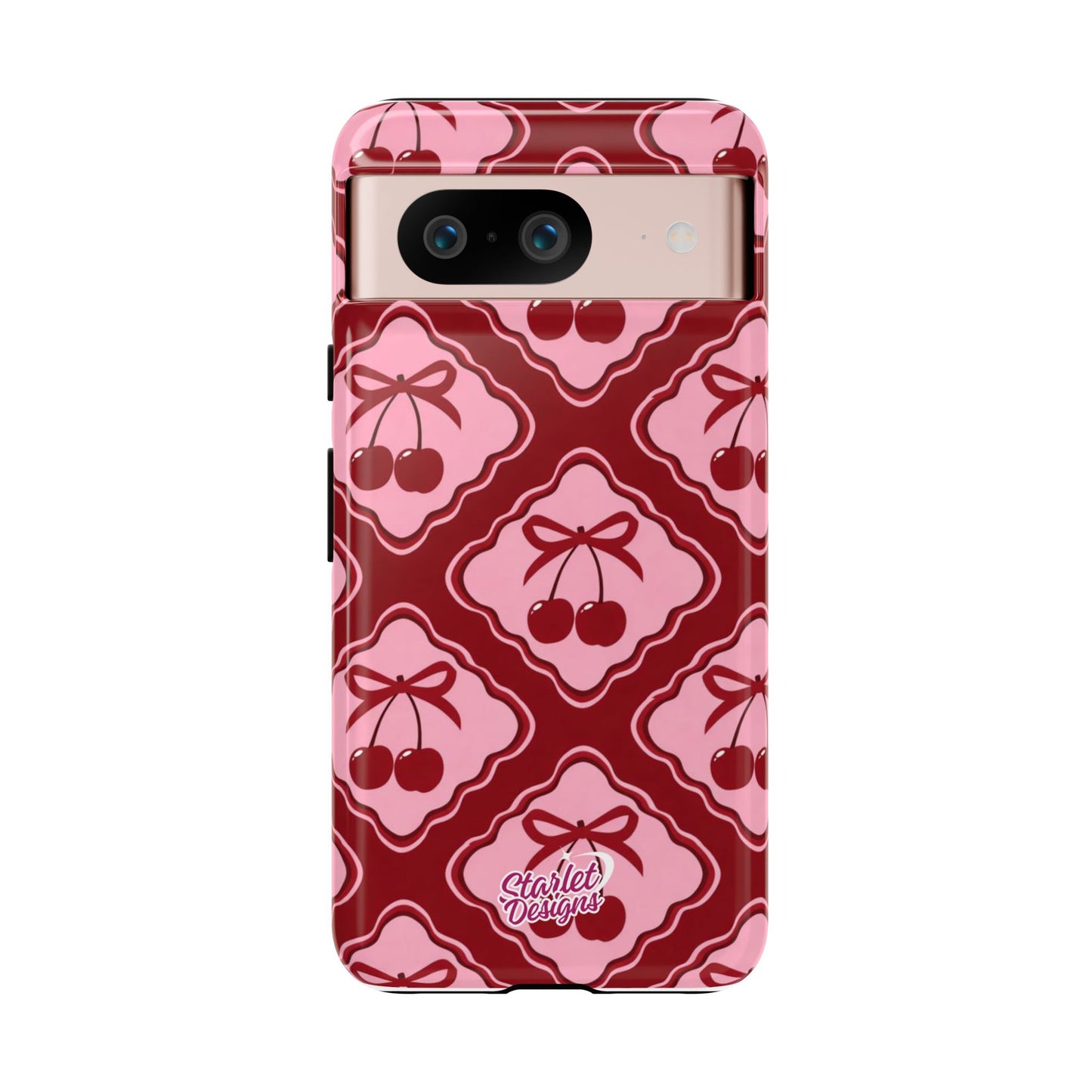 Cherry Bow Tough Phone Case