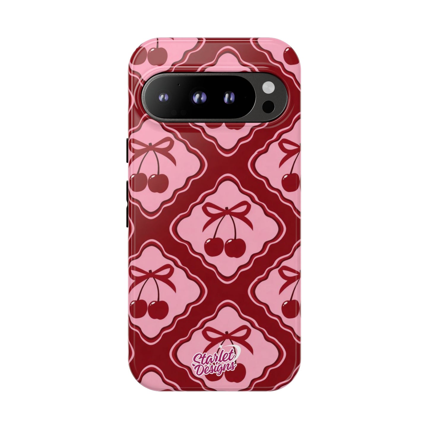 Cherry Bow Tough Phone Case