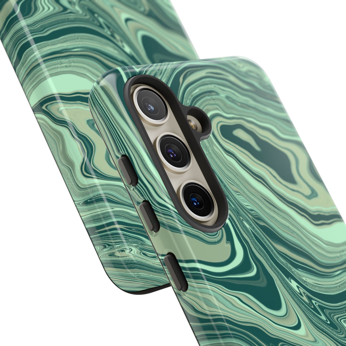 Emerald Waves Tough Phone Case