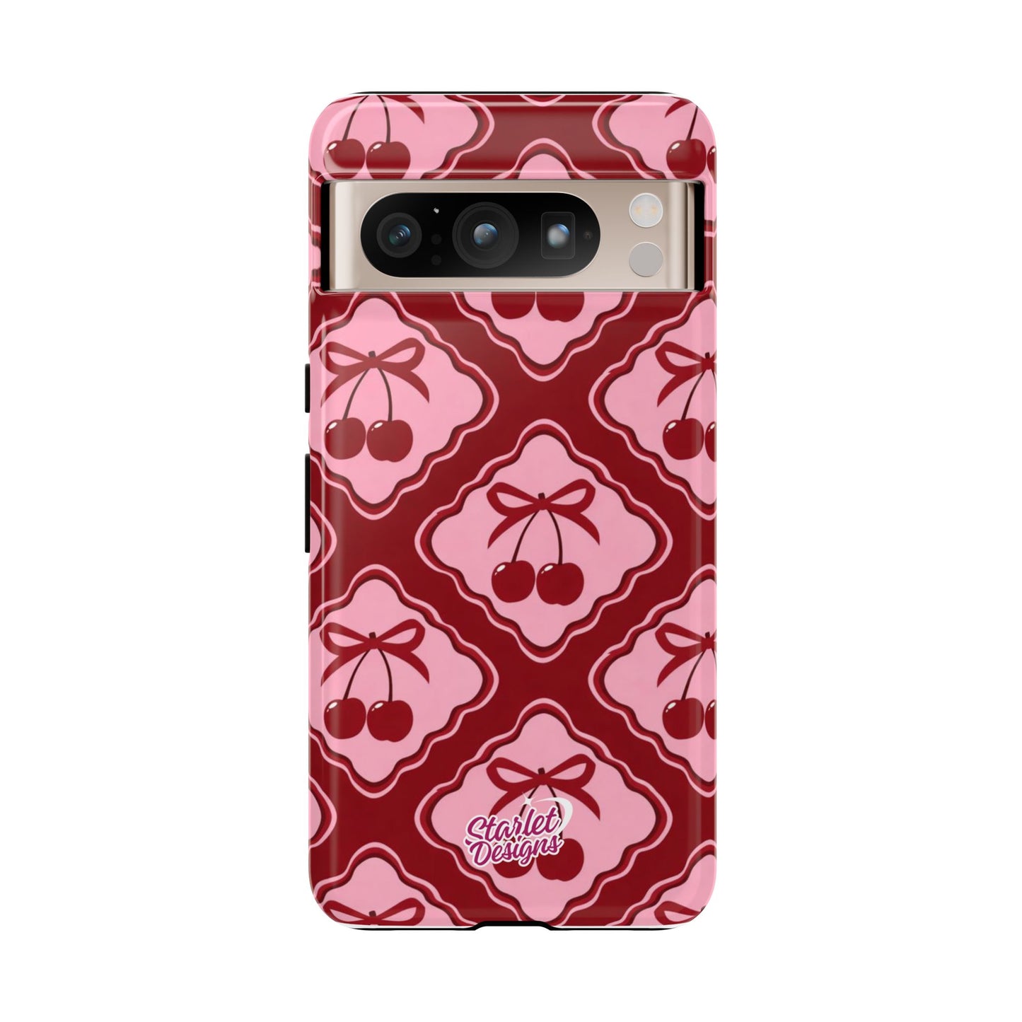 Cherry Bow Tough Phone Case