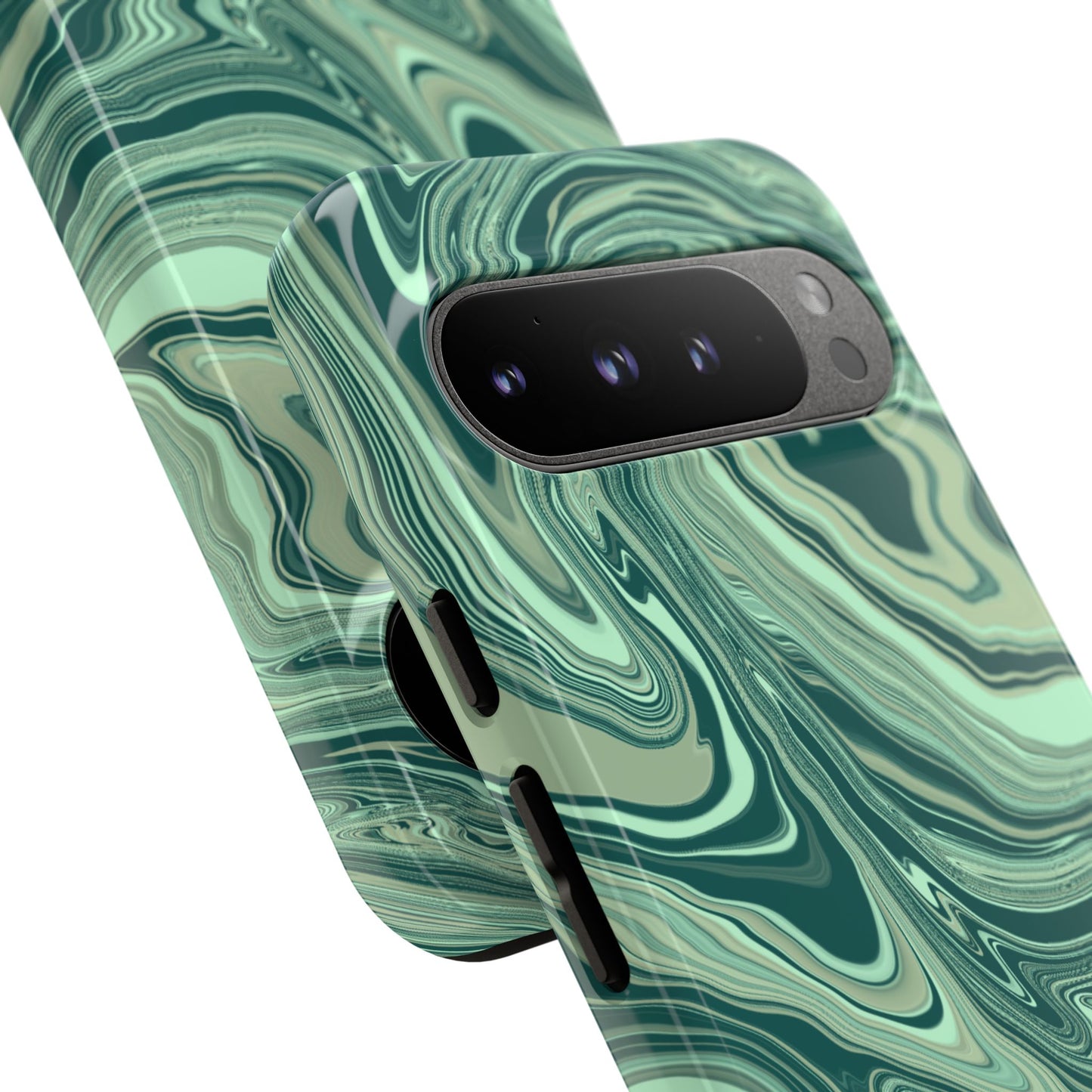 Emerald Waves Tough Phone Case
