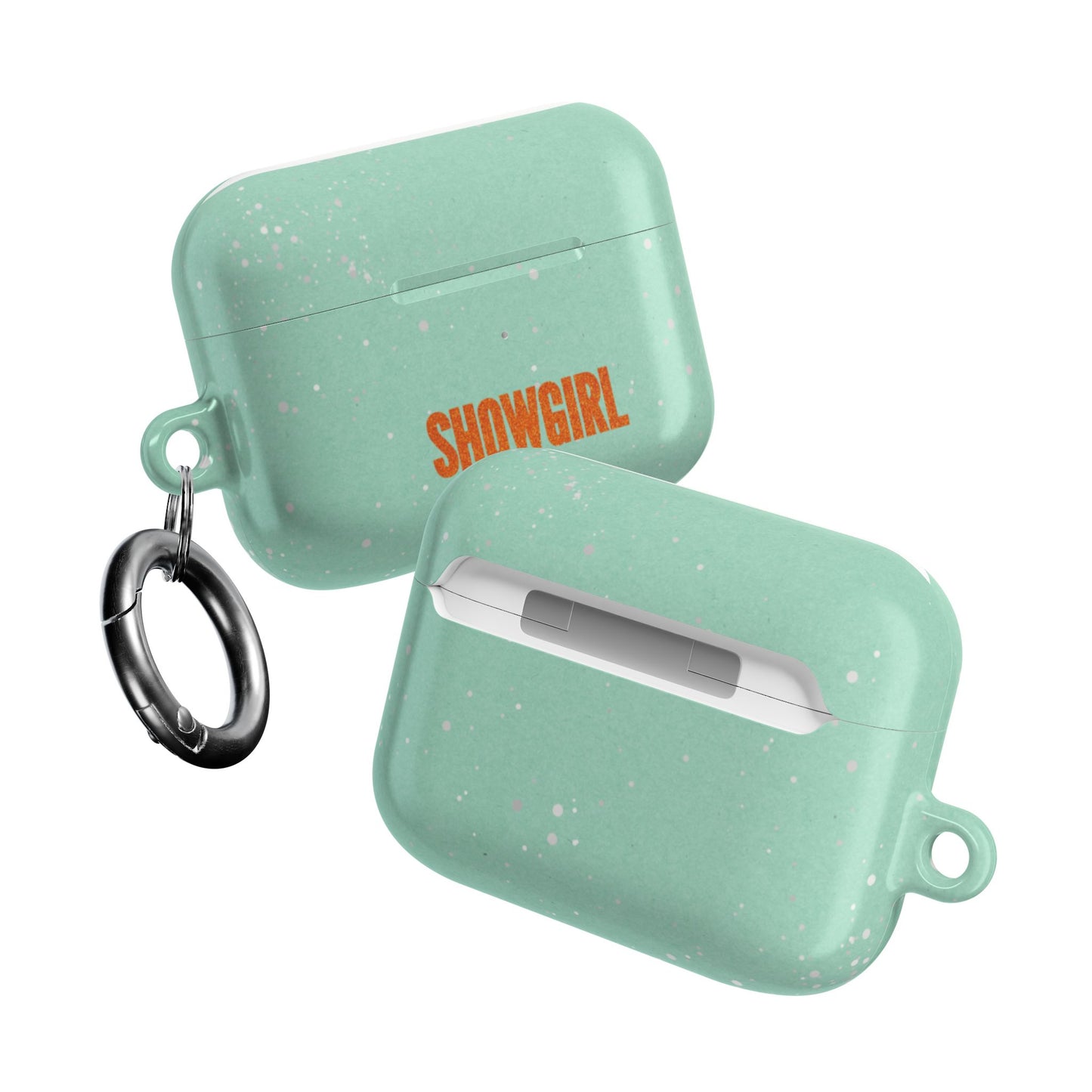 Mint Green Sparkly Showgirl-Themed Airpods Case | Pro Gen 1, Gen 3, Gen 4