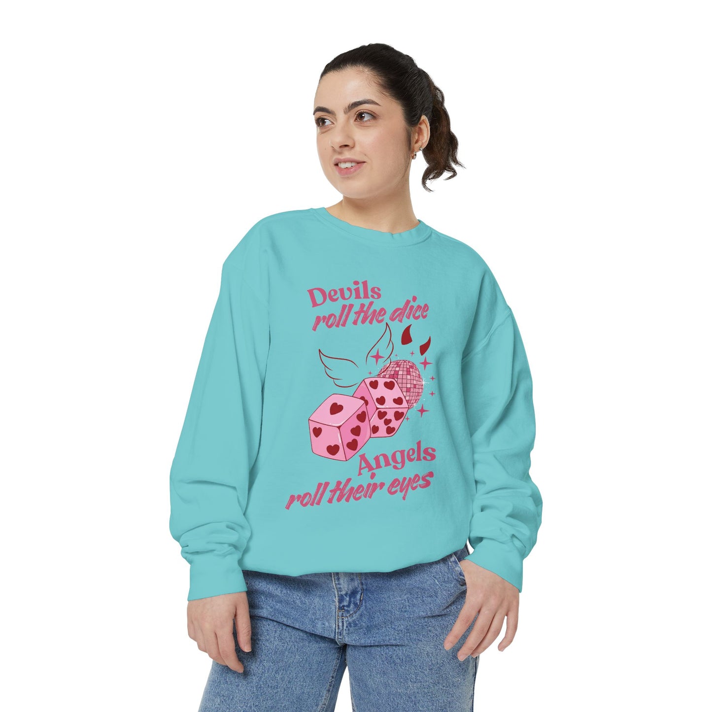 Lucky Dice Heart Sweatshirt