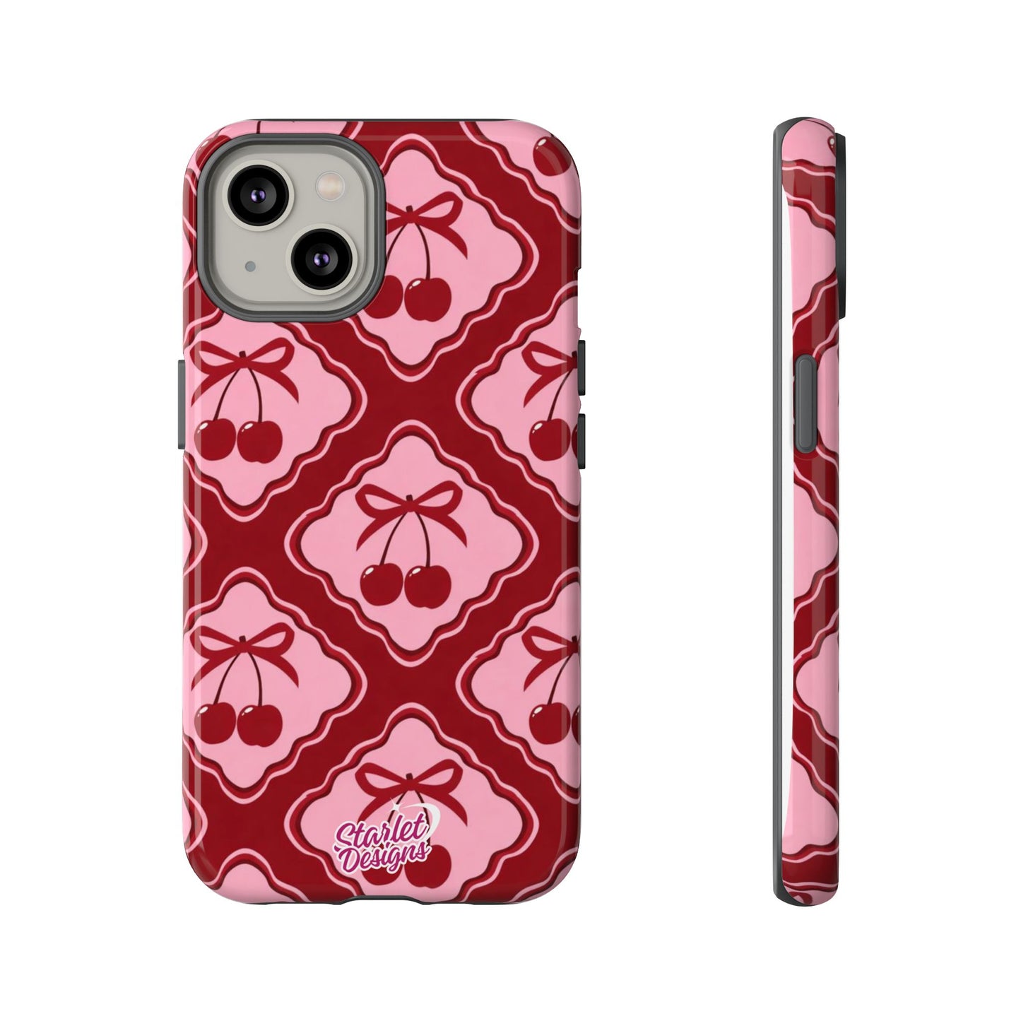 Cherry Bow Tough Phone Case