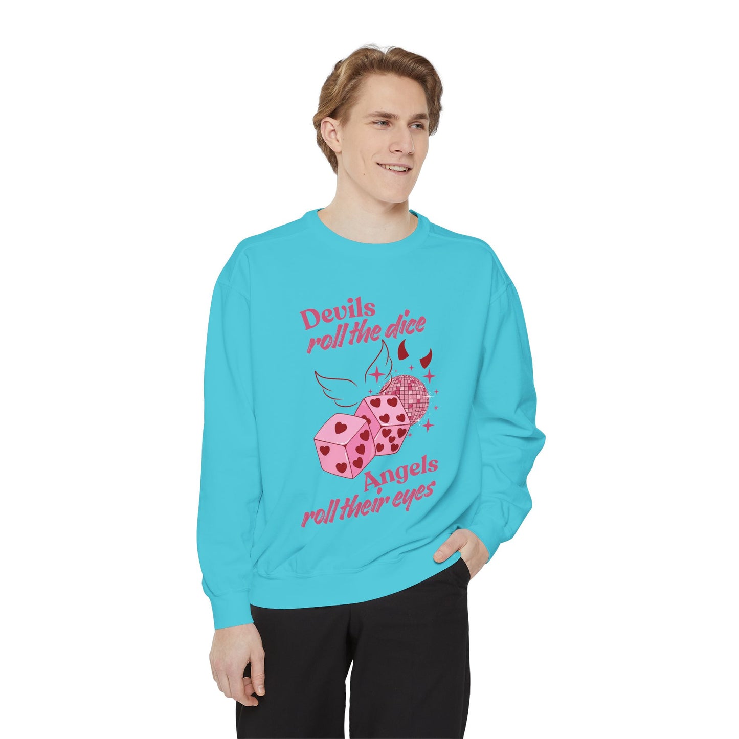 Lucky Dice Heart Sweatshirt