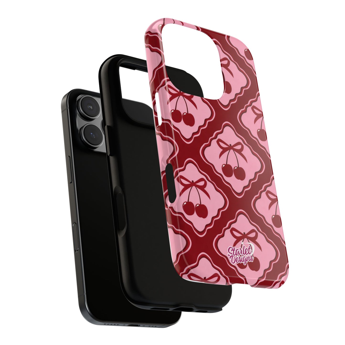 Cherry Bow Tough Phone Case
