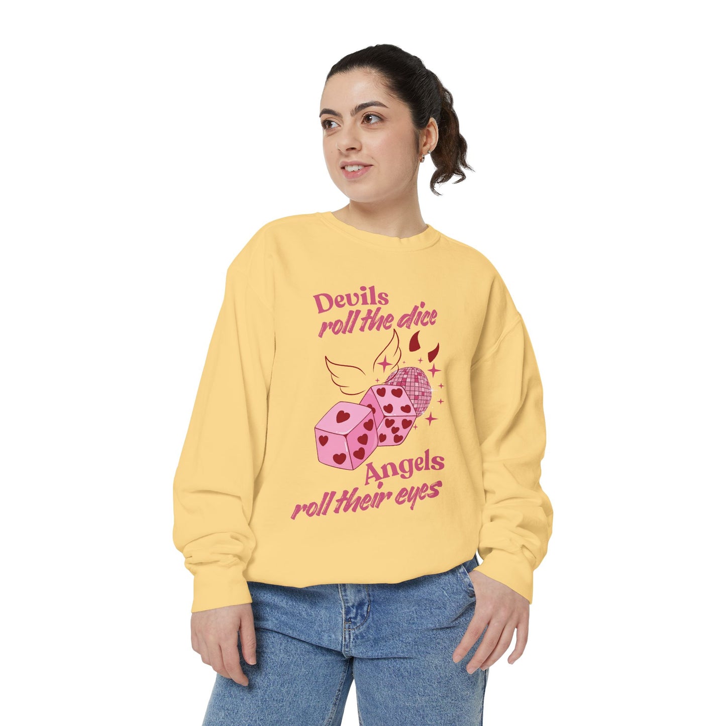Lucky Dice Heart Sweatshirt