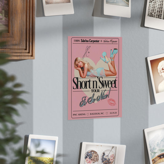 Short n' Sweet Tour Poster
