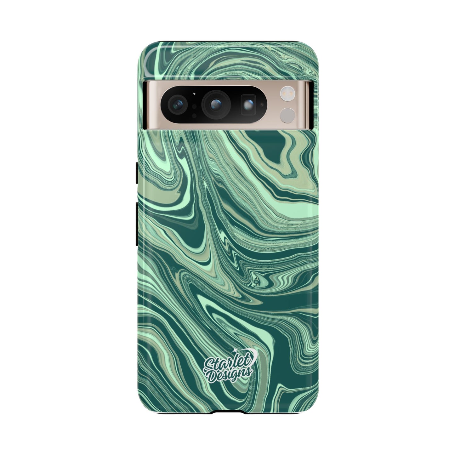 Emerald Waves Tough Phone Case