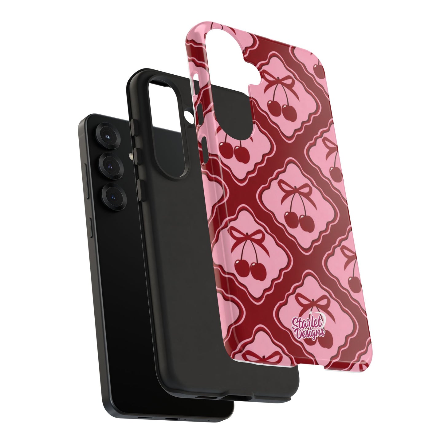 Cherry Bow Tough Phone Case