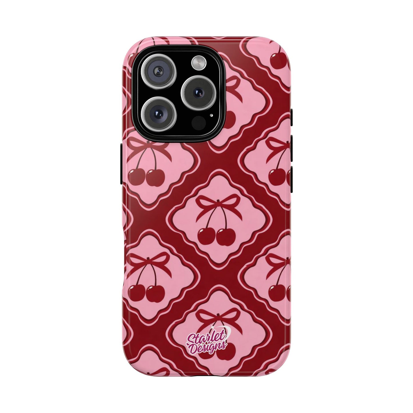 Cherry Bow Tough Phone Case
