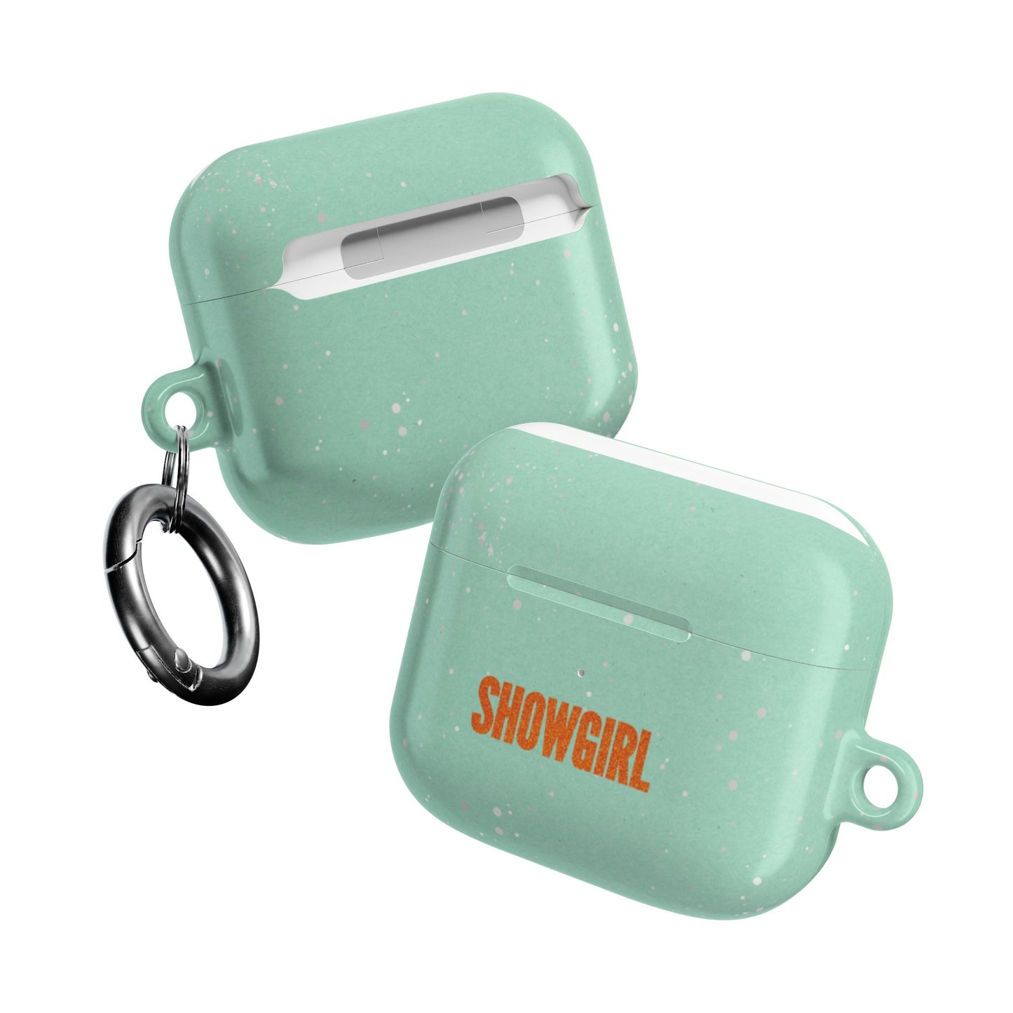 Mint Green Sparkly Showgirl-Themed Airpods Case | Pro Gen 1, Gen 3, Gen 4