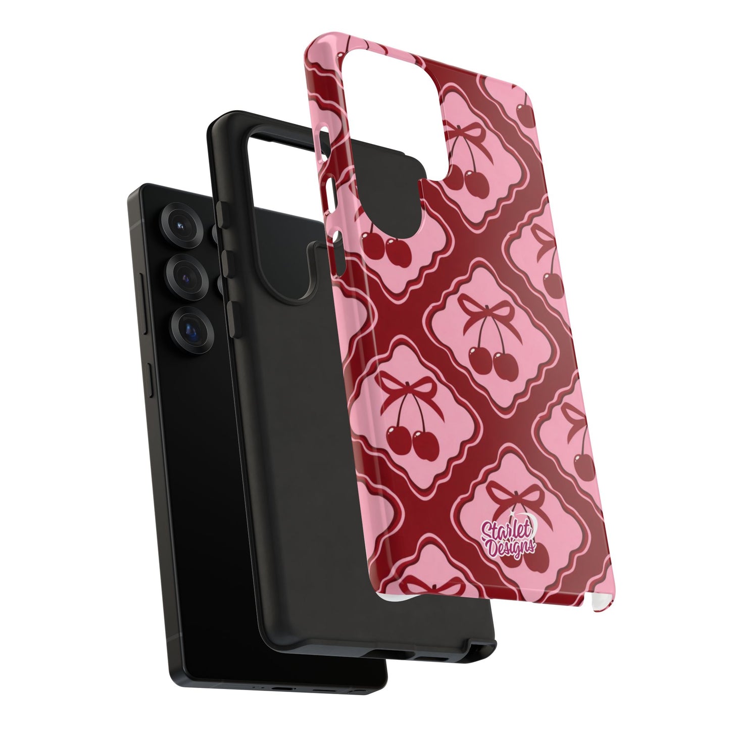 Cherry Bow Tough Phone Case