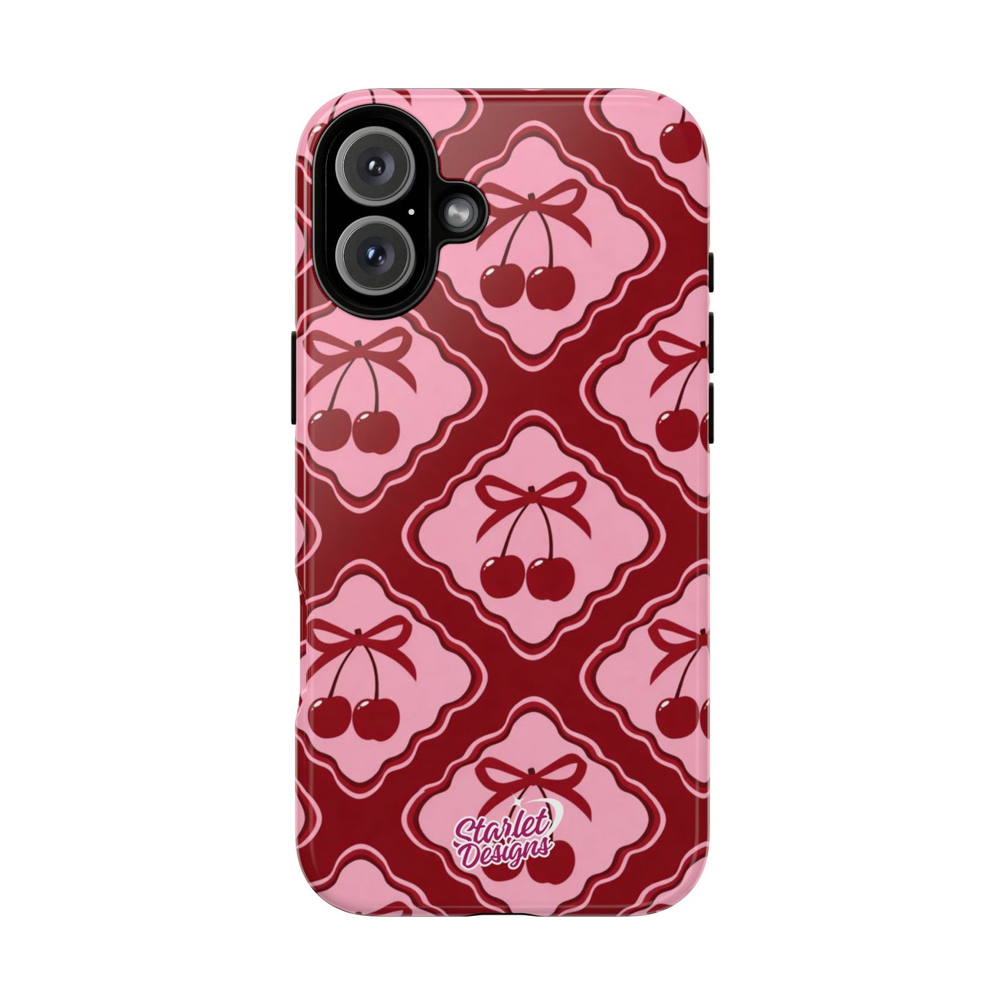 Cherry Bow Tough Phone Case