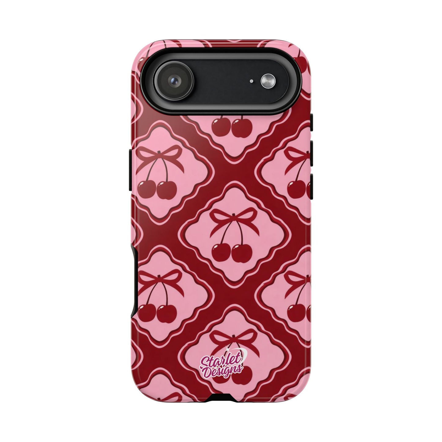 Cherry Bow Tough Phone Case
