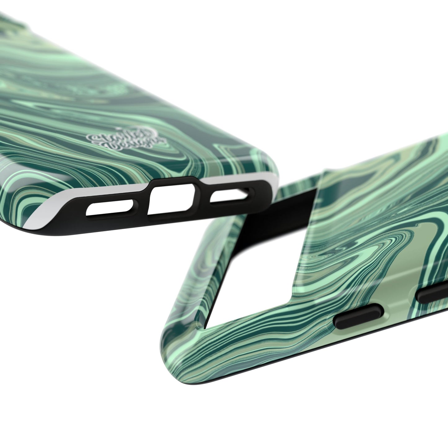 Emerald Waves Tough Phone Case