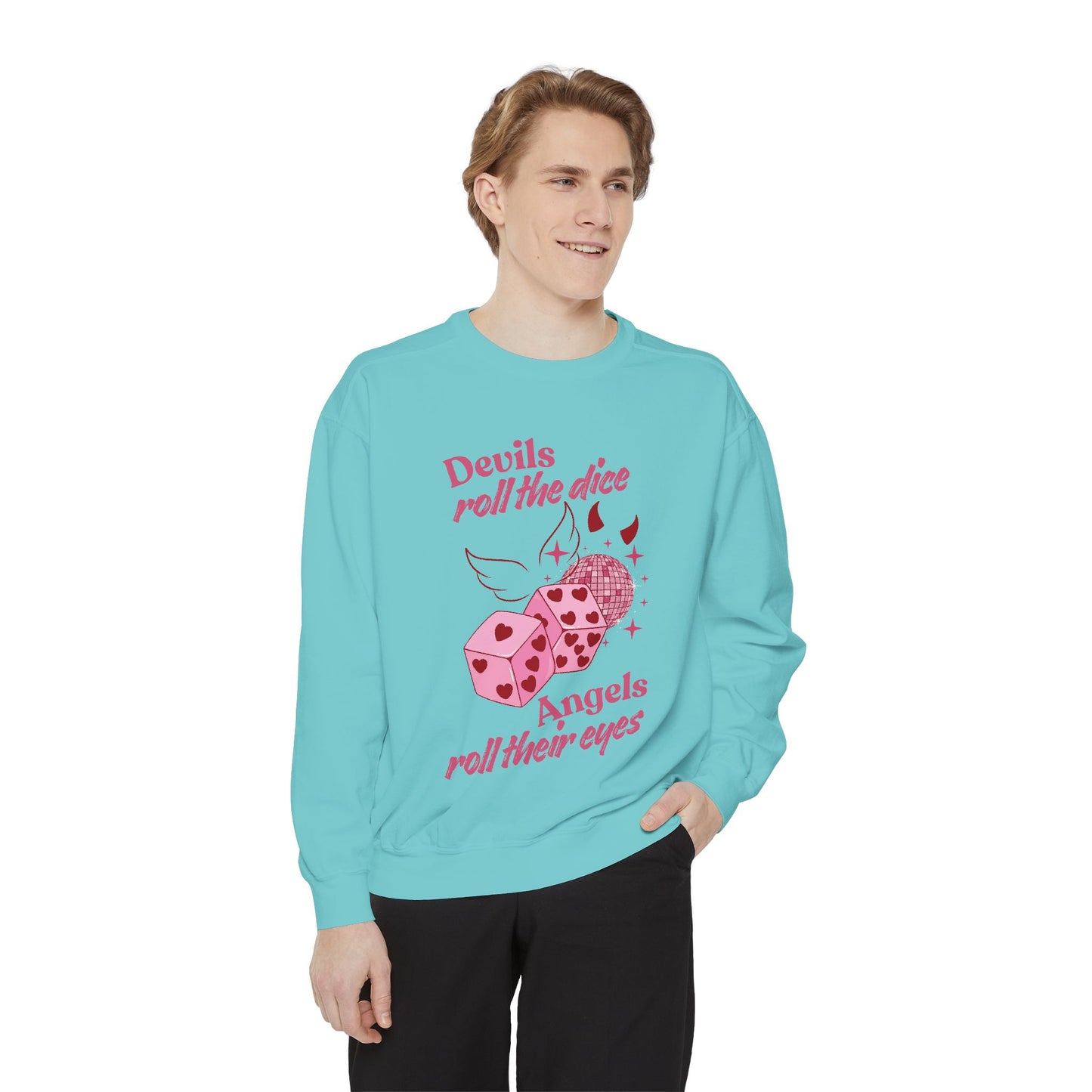 Lucky Dice Heart Sweatshirt