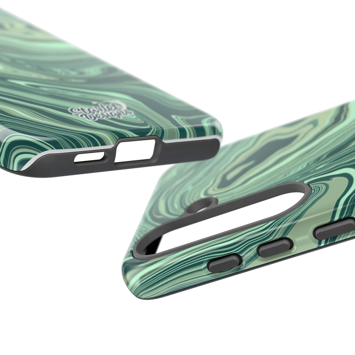 Emerald Waves Tough Phone Case