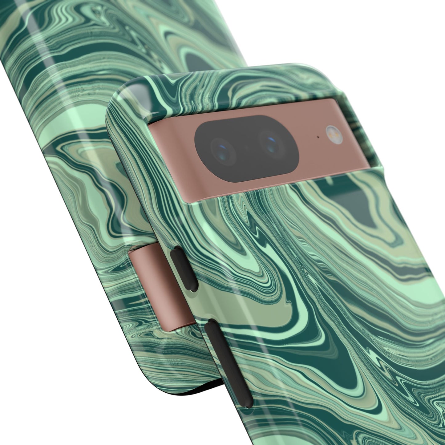 Emerald Waves Tough Phone Case