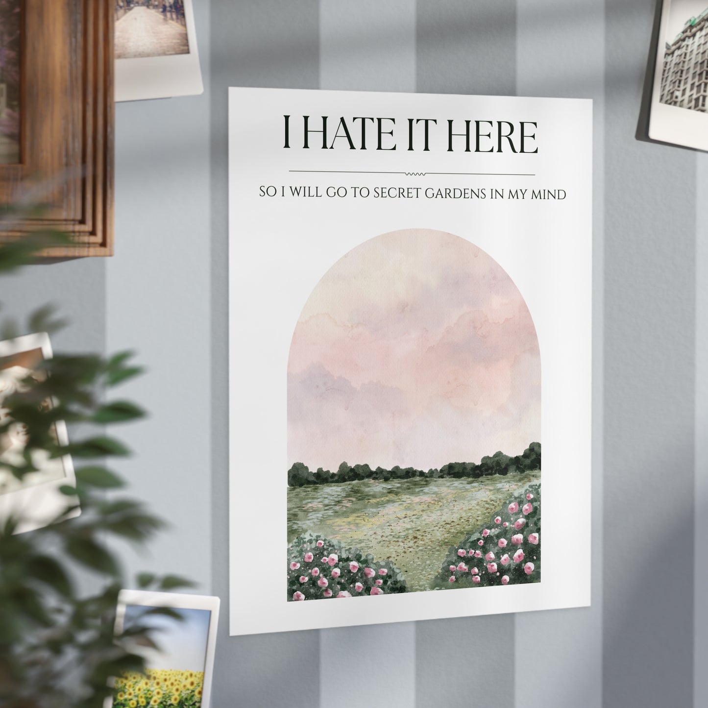 'Secret Gardens In My Mind' Botanical Wall Art