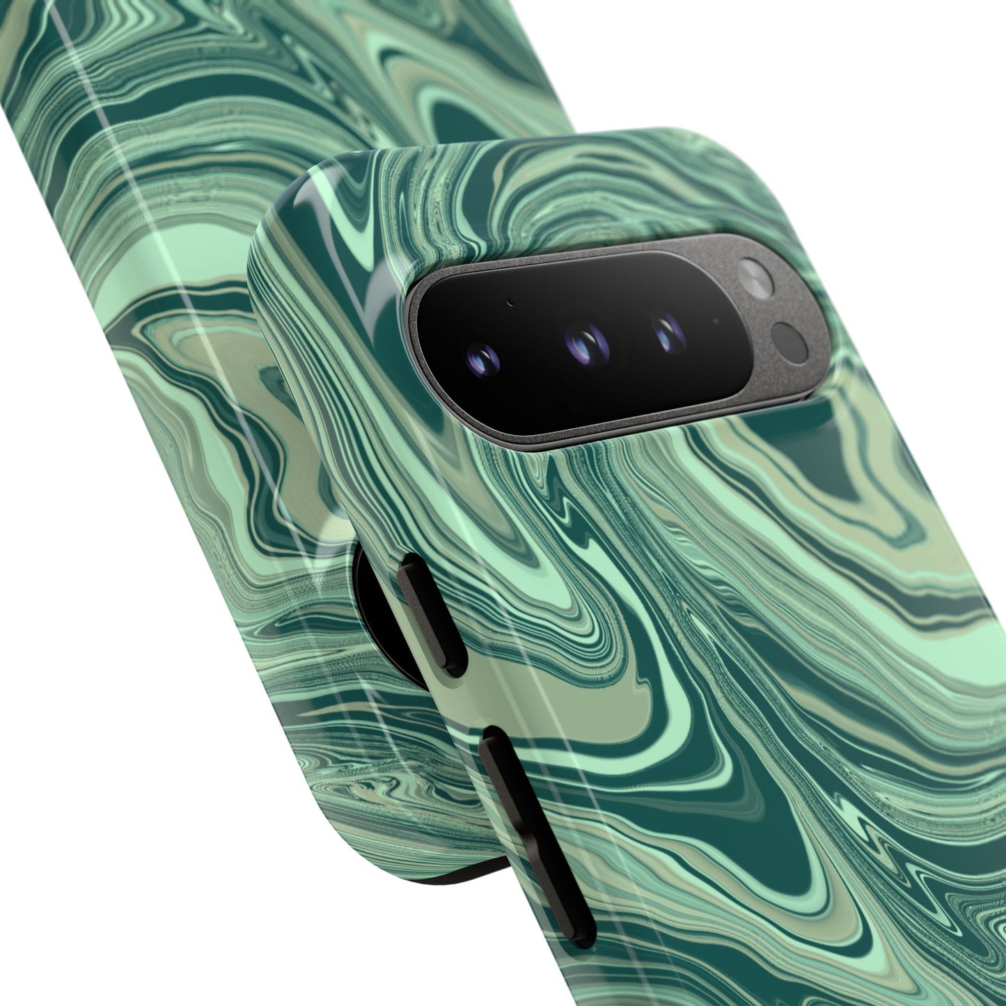 Emerald Waves Tough Phone Case