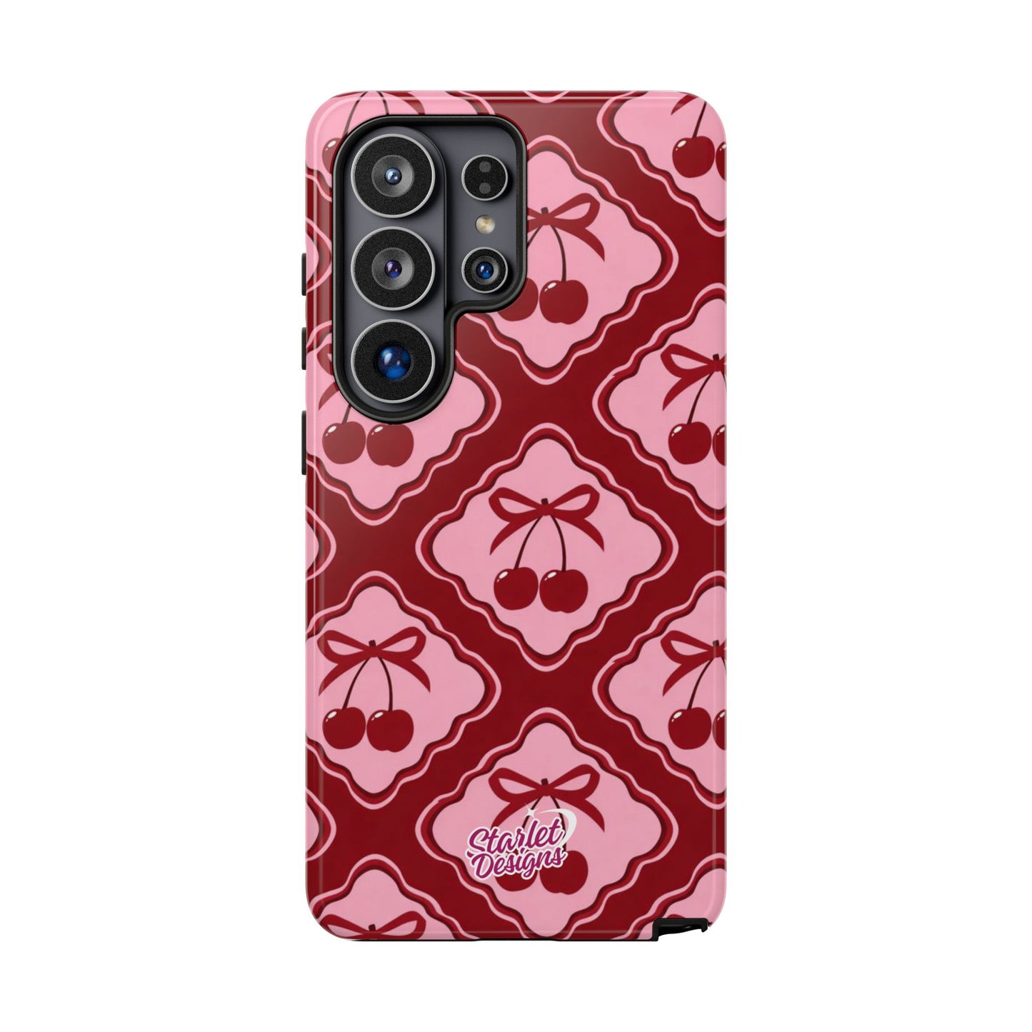 Cherry Bow Tough Phone Case