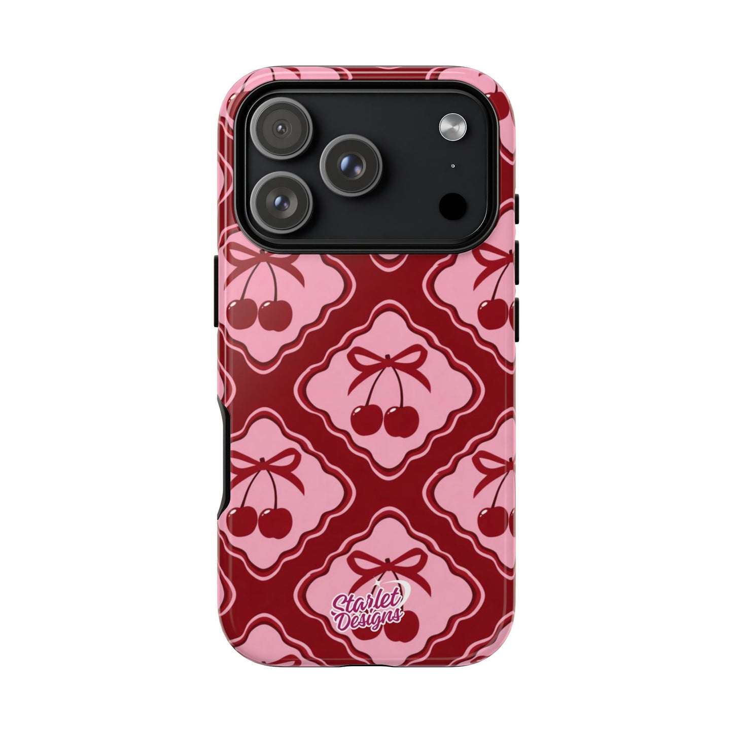 Cherry Bow Tough Phone Case