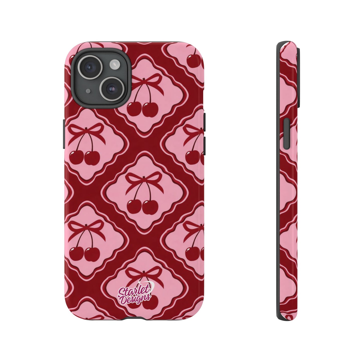 Cherry Bow Tough Phone Case