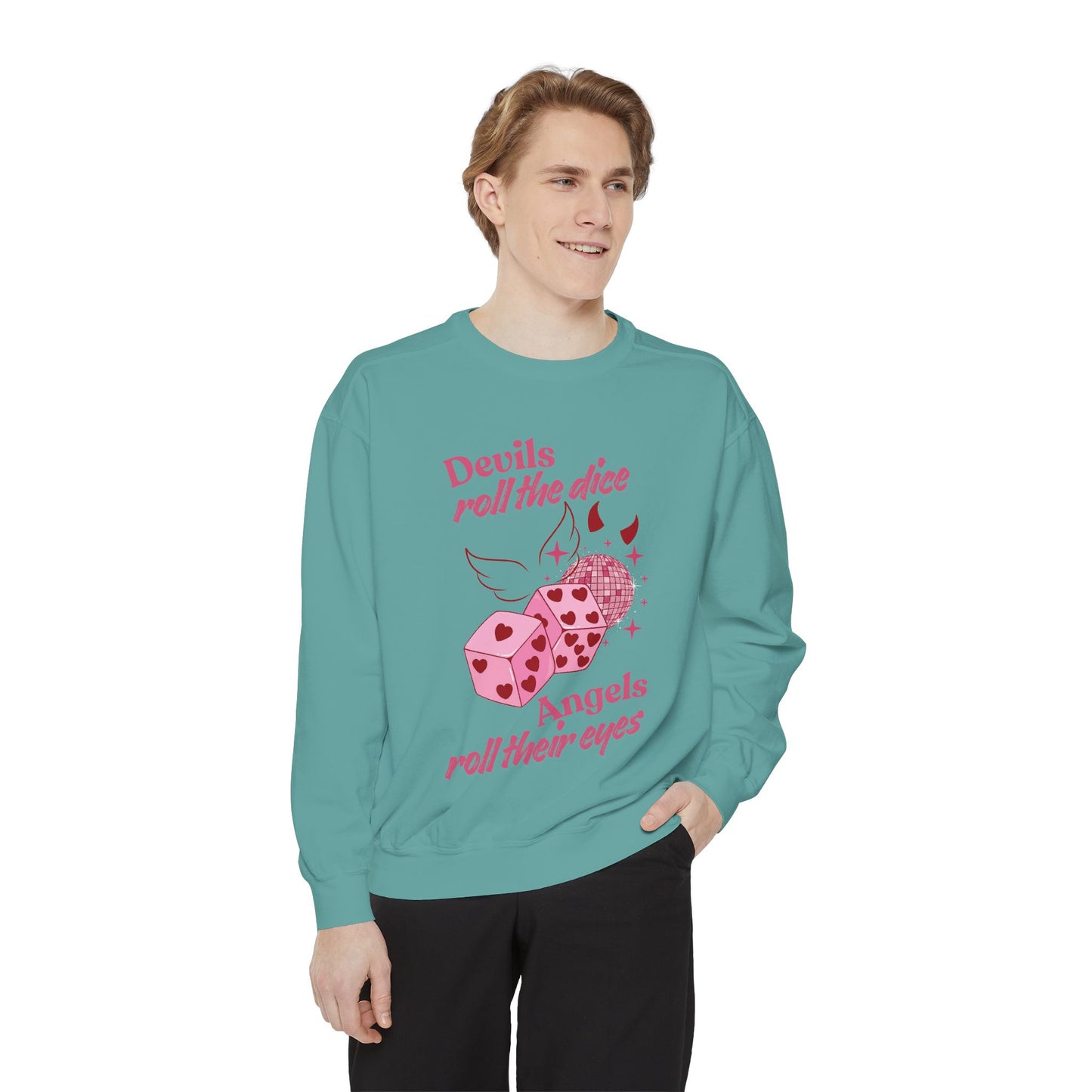 Lucky Dice Heart Sweatshirt