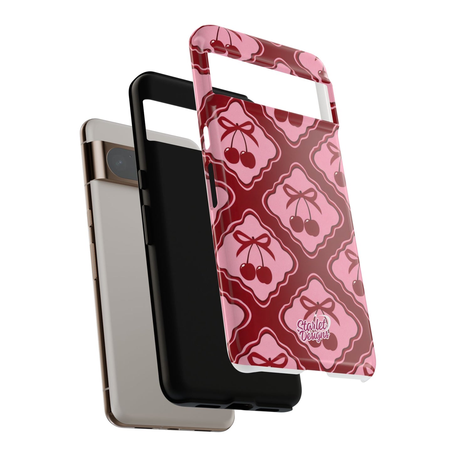 Cherry Bow Tough Phone Case
